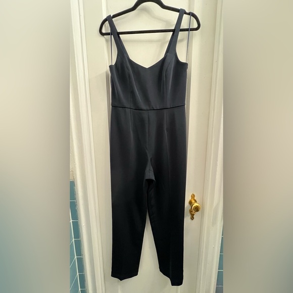 Jay Godfrey Navy Jumpsuit Size 4 - Picture 1 of 3